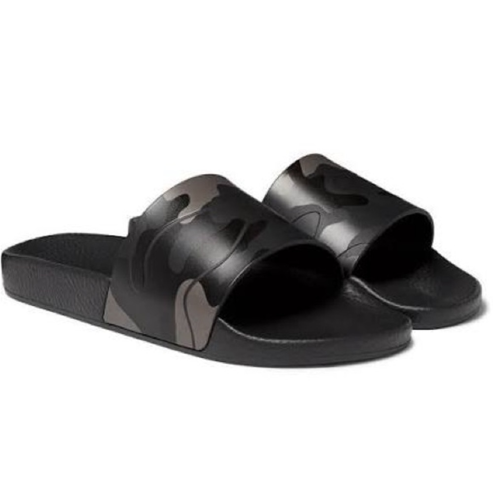 Valentino Garavani Camouflage-Print Rubber Slides